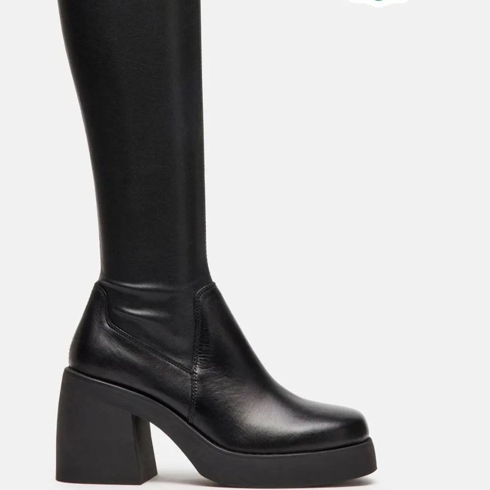 Madden Girl Knee-High Black Boots